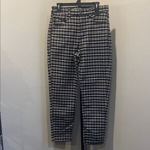 American Eagle Outfitters Black and White Checkered Chinos NWOT